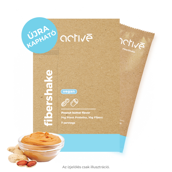 activé FiberShake vegan - 7 adag - peanut butter
